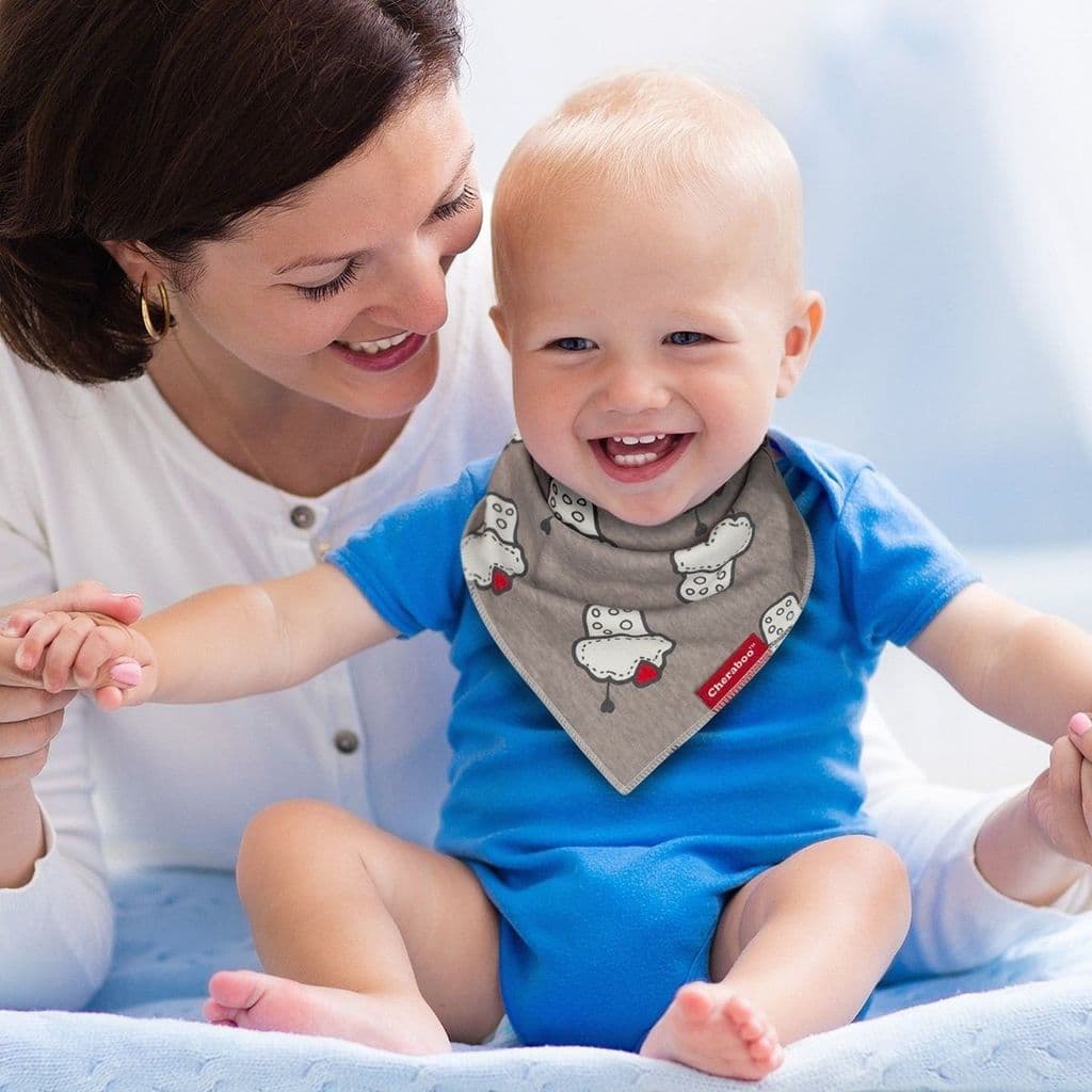 Baby Bandana Drool Bibs 4 Pack Cheraboo Dribble Soft & Reversible Bib Gift Set